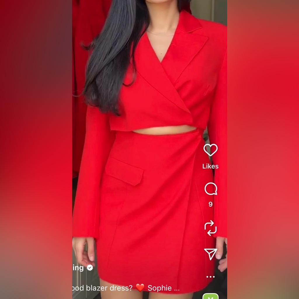 Bnwt Mossman Blazer Dress